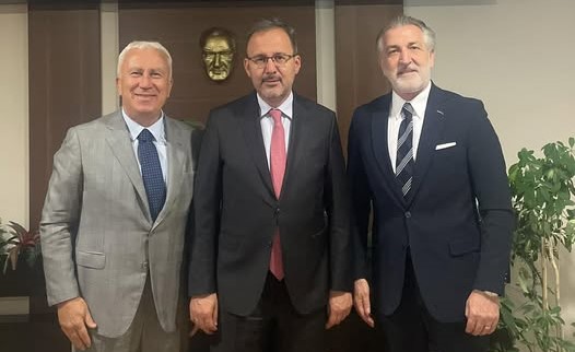 GEÇMİŞ DÖNEM GENÇLİK VE SPOR BAKANIMIZA ZİYERET…