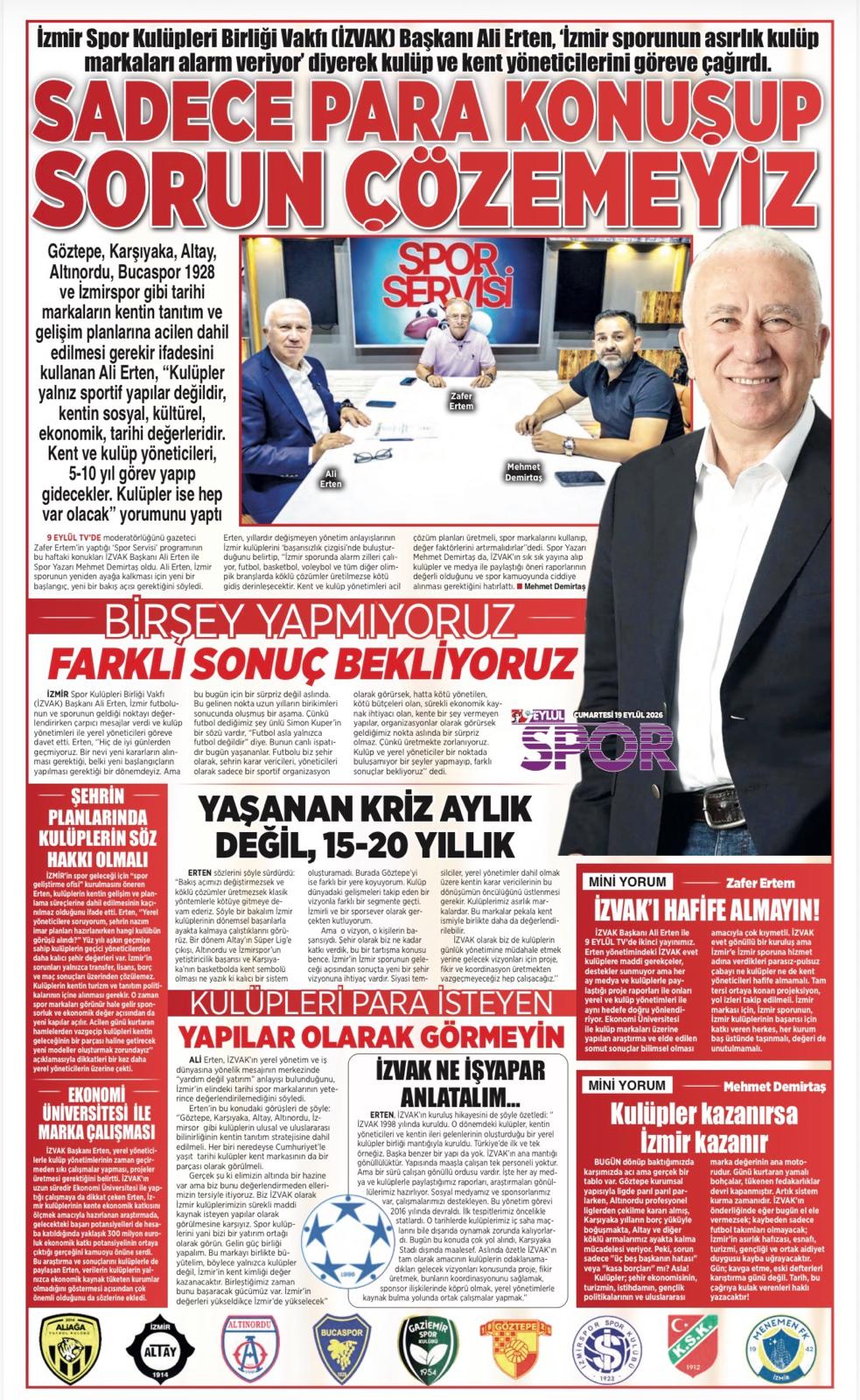 YÖNETİM KURULU BAŞKANIMIZIN AÇIKLAMALARI…